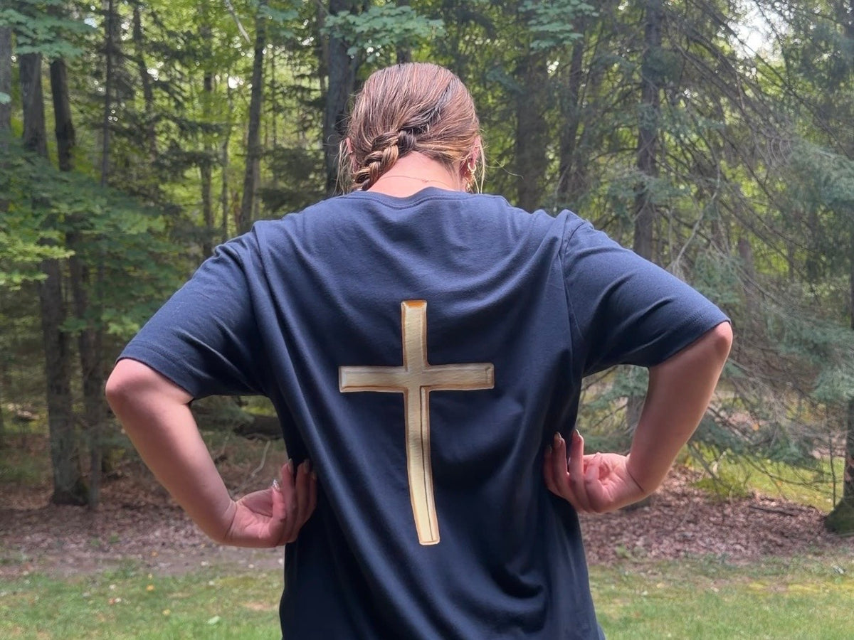 Gold Cross T -Shirt