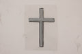 Silver Cross Vinyl Sticker