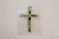 Jeweled Cross Vinyl Sticker