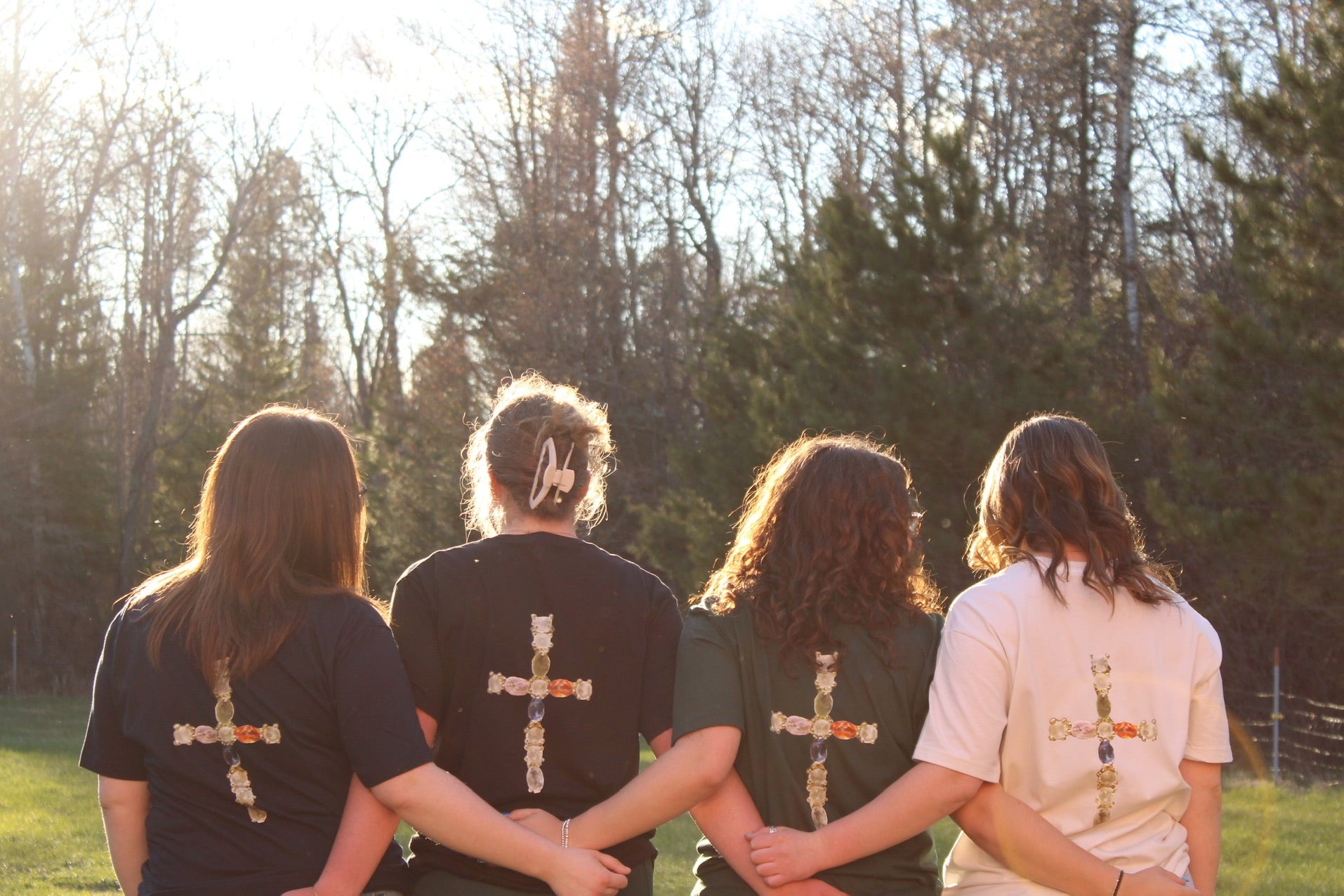 Jeweled Cross T - Shirt