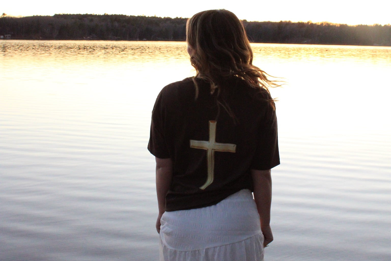 Gold Cross T -Shirt