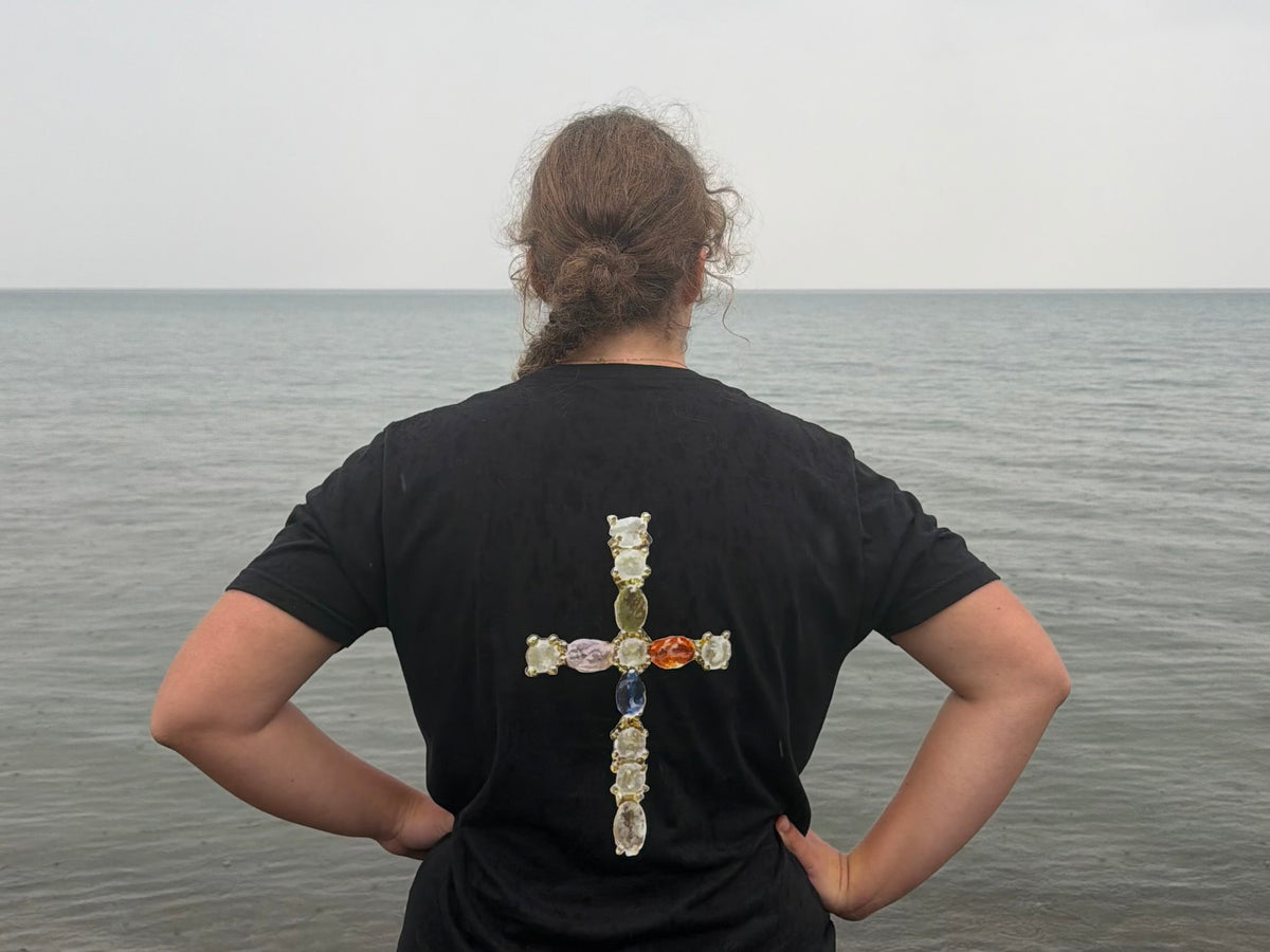 Jeweled Cross T - Shirt