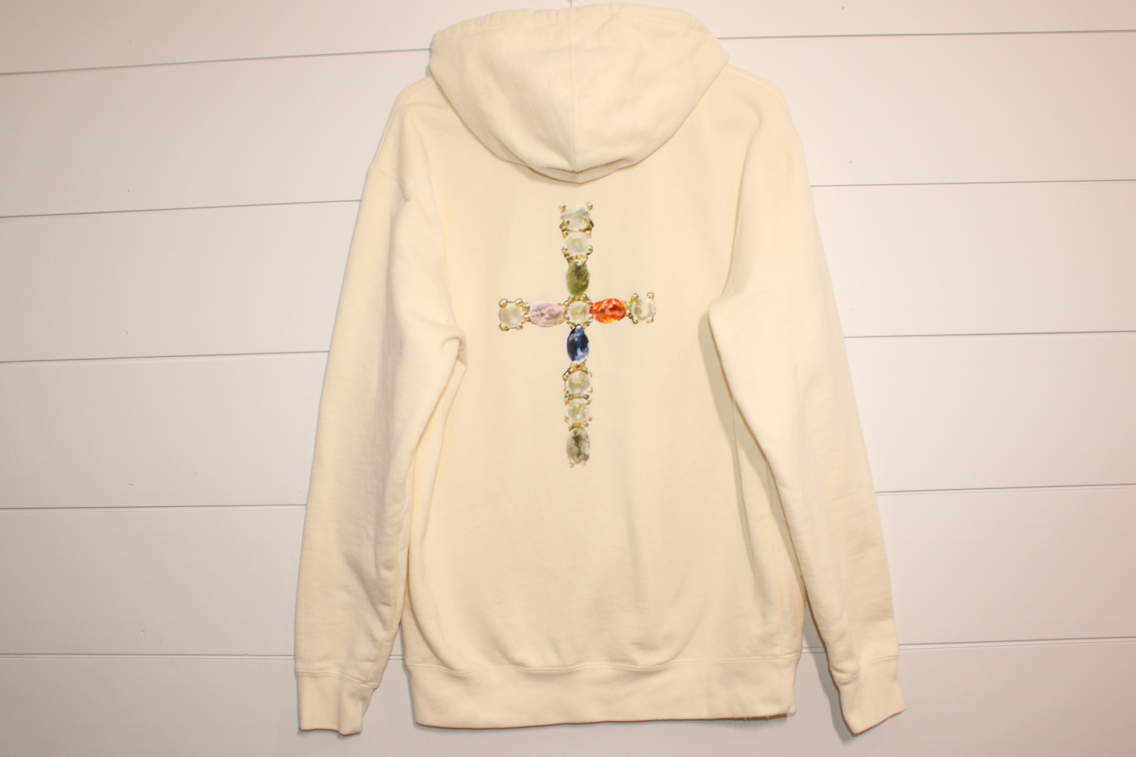 Jeweled Cross Hoodie